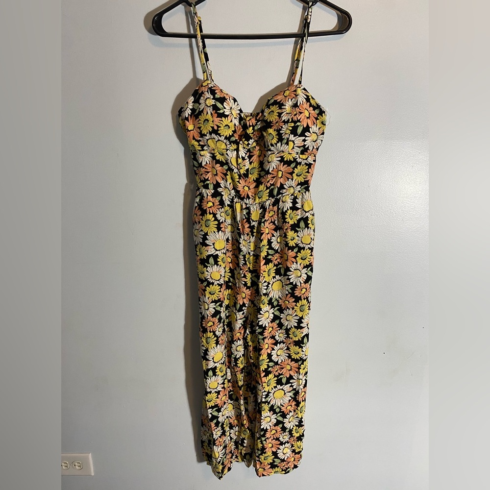 Floral print Long pants jumpsuit